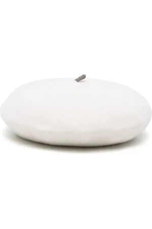 Brunello Cucinelli Monili-embellished wool hat