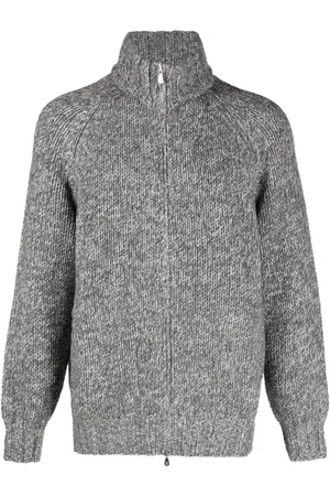 Brunello Cucinelli Raglan-sleeves zip-up cardigan