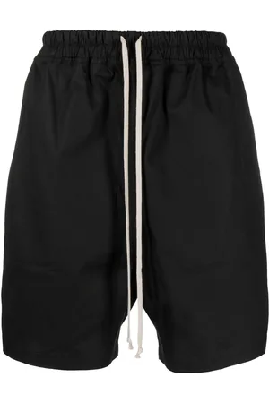 Rick Owens Drawstring cotton-blend shorts