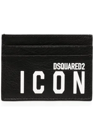 Dsquared2 Icon logo-print leather card holder