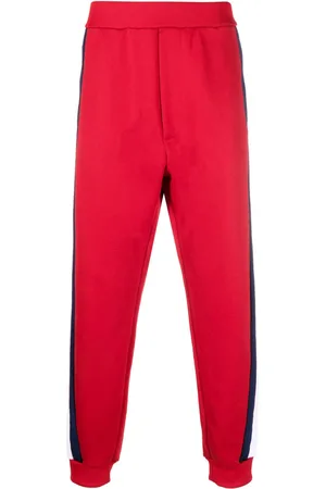 Dsquared2 Striped cotton-blend track pants