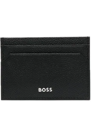 HUGO BOSS Logo-lettering card holder
