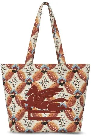 Etro Medium Floralia-print jacquard tote bag