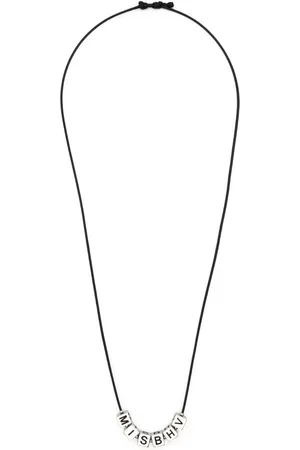 MISBHV Logo-charm cord necklace