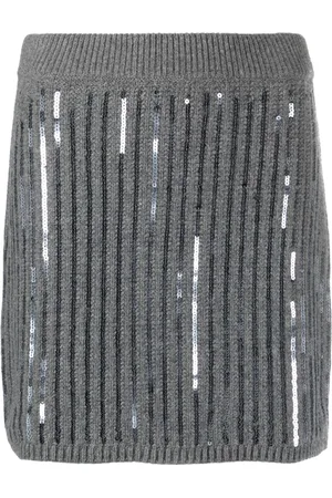 Dorothee Schumacher Sequin-embellishment knitted skirt