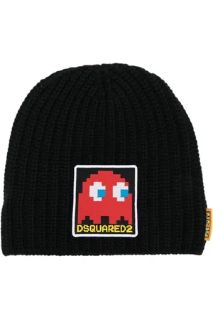 Dsquared2 Logo-patch knit beanie