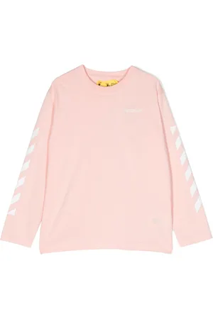 OFF-WHITE Arrow-print long-sleeved T-shirt