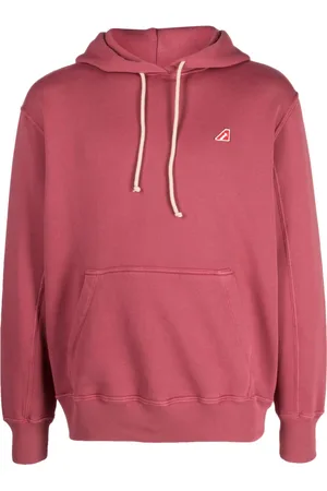 Autry Logo-patch cotton hoodie