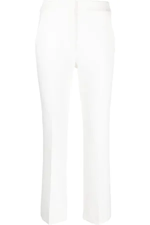 PESERICO SIGN High-waist straight-leg trousers