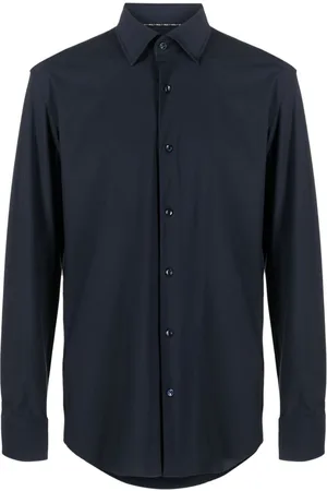 HUGO BOSS Stretch-design long-sleeve shirt