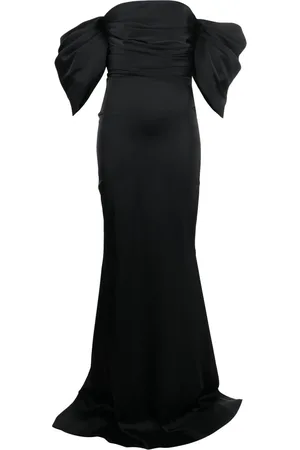 Ana Radu Off-shoulder ruched maxi dress