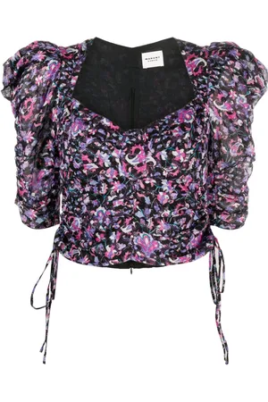 Marant Etoile Galaor puff-sleeve blouse