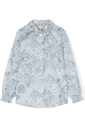 Il gufo Star-print cotton shirt