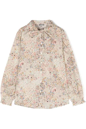 Il gufo Star-print cotton shirt