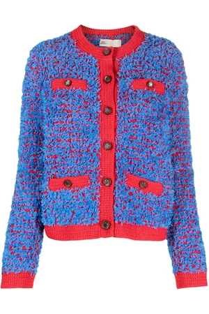 Tory Burch Ruffled button-up cardigan