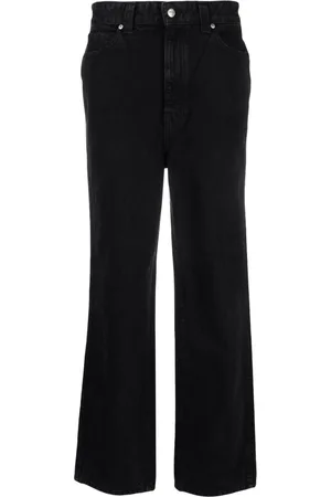 Khaite Straight-leg cotton jeans