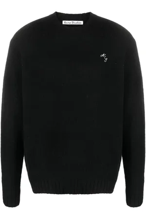 Acne Studios Logo-embroidered wool jumper