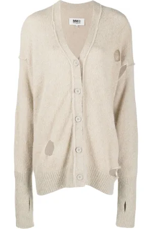 Maison Margiela Distressed V-neck cardigan