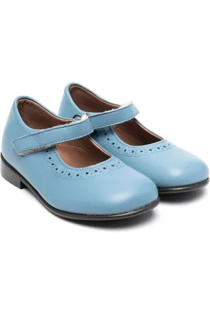 PèPè Touch-strap ballerina shoes