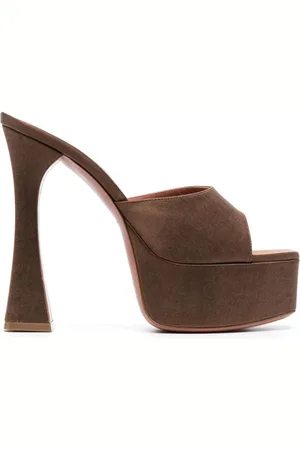 Amina Muaddi 140mm Dalida platform sandals