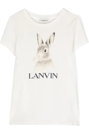 Lanvin Botanica rabbit-print cotton T-shirt