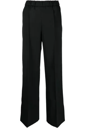 Jil Sander Pressed-crease wool straight trousers
