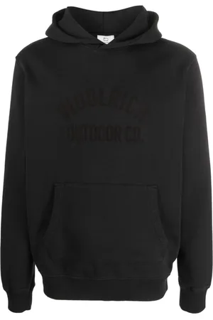Woolrich Embossed-logo cotton hoodie