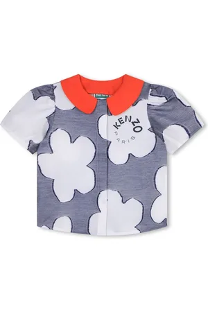 Kenzo Floral-print cotton shirt