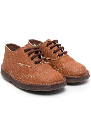 PèPè Textured leather brogues