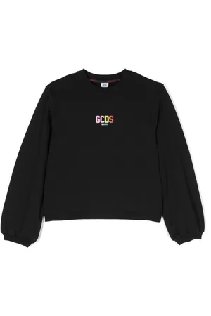 GCDS Logo-print crewneck sweatshirt