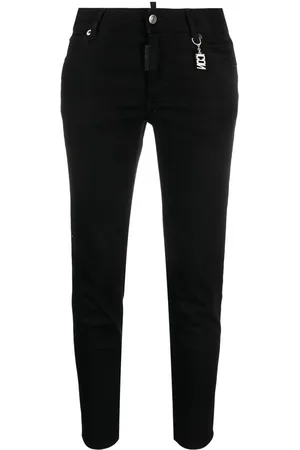Dsquared2 Logo-plaque tapered jeans