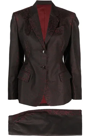 Jean Paul Gaultier 2000 jacquard skirt suit