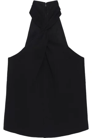 ANINE BING Becca halterneck sleeveless top