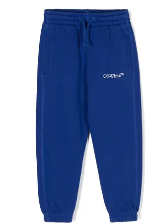 OFF-WHITE Logo-print drawstring track pants