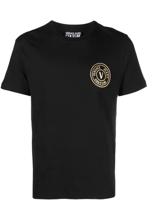 VERSACE Logo-print short-sleeved T-shirt