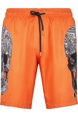 Philipp Plein Skull-print swim shorts