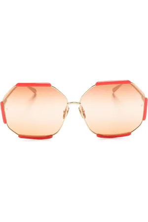 Linda Farrow Margot oversize-frame sunglasses