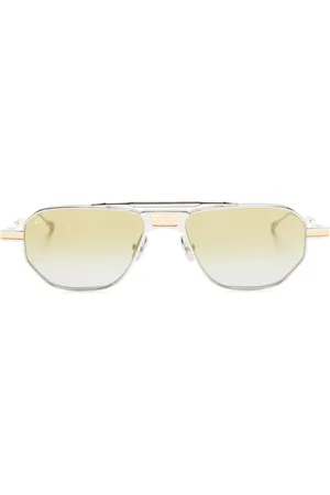 T Henri Eyewear Logo-print square-frame sunglasses