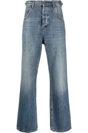 haikure Straight-leg cotton jeans