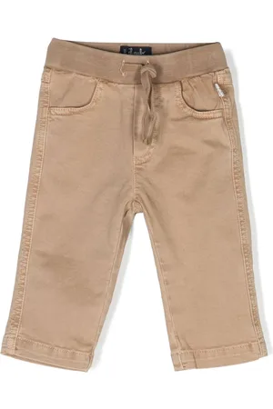 Il gufo Drawstring-waist cotton trousers