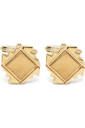 Lanvin Geometric-shape polished cufflinks