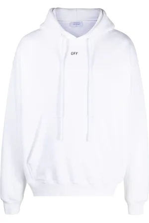 OFF-WHITE Logo-print cotton hoodie