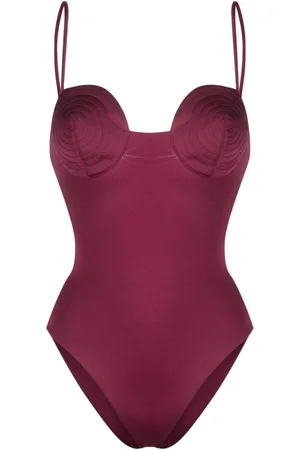 Noire Swimwear Tonal-stitch detail swimsuit