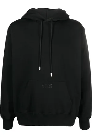 GCDS Logo-detail drawstring hoodie