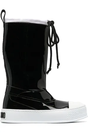 Moschino Rubber-toecap platform boots