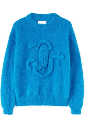 Jil Sander Logo-embroidered chunky-knit jumper