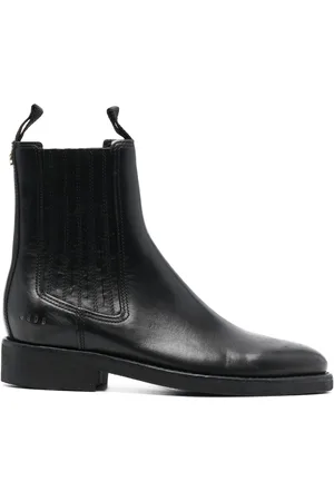 Golden Goose Logo-charm leather boots