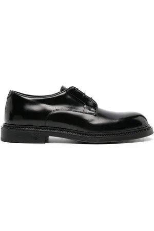 Emporio Armani Panelled 35mm lace-up derby shoes