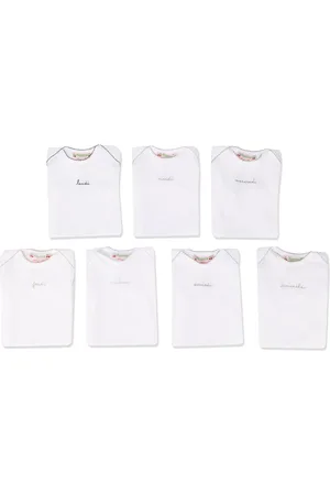 BONPOINT Lundi embroidered babygrow
