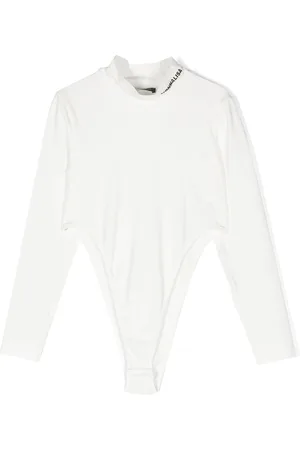 MONNALISA Logo-appliqué long-sleeve bodysuit